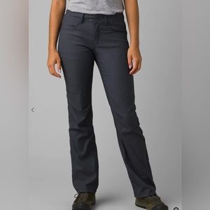 Halle Pant II Prana - coal color- NWT  -14R - mid- rise bootcut hiking pant